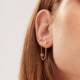 Ear cuff marquesa blanco bañado en oro cover