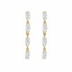 Las Estaciones crystals crystal earrings in gold plating. image