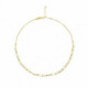 La Boheme links necklace in gold plating image