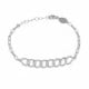 Omega chain bracelet in silver. image