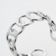 Omega chain ring in silver. cover