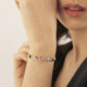 Carmen multicolour bracelet in gold plating cover