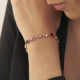 Carmen multicolour bracelet in rose gold plating cover