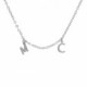 THENAME 2 letters necklace in silver image