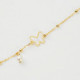 Soulmate butterfly pearl bracelet in gold plating cover