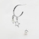 Soulmate star pearl earrings in silver cover