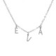 THENAME 3 letters necklace in silver image