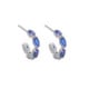 Etnia marquise sapphire earrings in silver