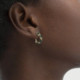 Etnia marquise emerald earrings in gold plating cover