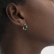 Etnia marquise emerald earrings in silver cover