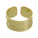 Arlene texture thick ring in gold plating