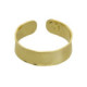 Arlene texture thin ring in gold plating