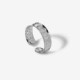 Arlene texture thin ring in silver cover