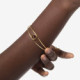 Etnia rhombus amethyst bracelet in gold plating cover