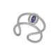 Etnia oval sapphire ring in silver image