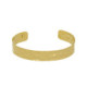 Arlene texture bracelet in gold plating