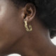 Arlene texture earrings in gold plating cover