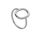 Brava oval ring in silver image