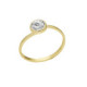Basic XS crystal crystal ring in gold plating image