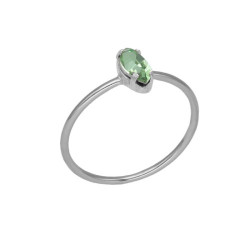 Bianca marquise peridot ring in silver