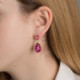 Essential rose earrings in rose gold plating cover