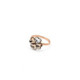 Cuore clover light silk ring in rose gold plating in gold plating image