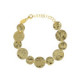 Ghana circles bracelet in gold plating image
