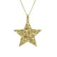 Ghana star necklace in gold plating image