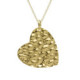 Ghana heart necklace in gold plating image