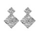 Ghana double diamond earrings in silver image