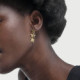 Ghana stars earrings in gold plating cover