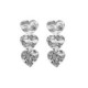 Ghana hearts earrings in silver image