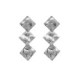 Ghana diamonds earrings in silver image