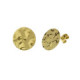 Ghana circle earrings in gold plating image