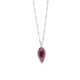 Luxury stalactite amethyst necklace in silver image