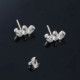 Las Estaciones climber crystal earrings in silver. cover