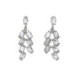 Las Estaciones evento crystal earrings in silver. image