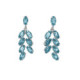 Las Estaciones evento aquamarine earrings in silver. image