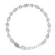 Eunoia sterling silver adjustable bracelet with crystal in mini zircons shape image