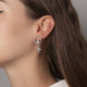Rebekka star crystal earrings in silver cover