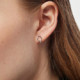 Viena sterling silver stud earrings in waves shape cover