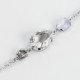 Blooming tear crystal bracelet in silver cover