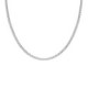 Halo sterling silver short necklace with white in crystals shape