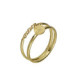 Anya gold-plated ring with  in circle shape image