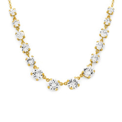 Collar crystal de Celine Estelar en oro