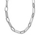 Capture links long necklace in silver image