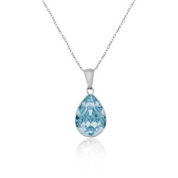 Essential aquamarine aquamarine necklace in silver