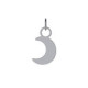 Charming moon crystal charm in silver image