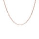 Rose gold-plated fine cable chain of 45 cm image