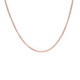 Rose gold-plated box chain of 45 cm image
